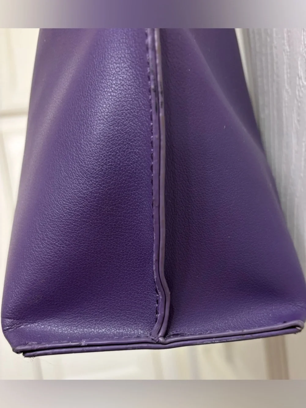 Joy Mangano purple tote - Picture 3 of 7